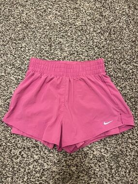 Nike Women's Pink One Dri-Fit Shorts